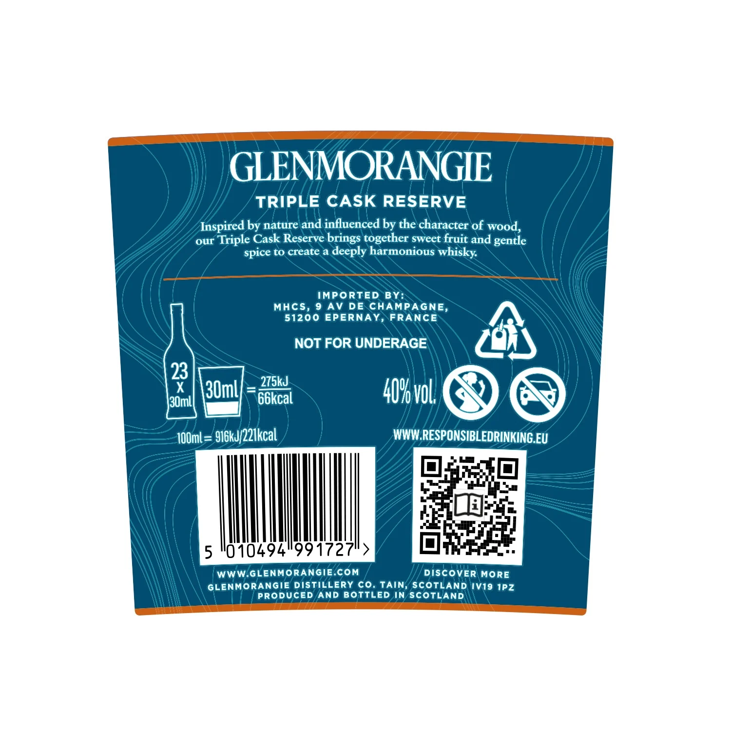 Whisky Single Malt Triple Cask Reserve GLENMORANGIE – Image 4