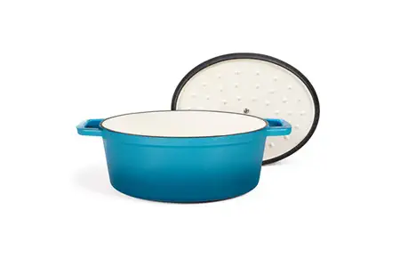 Cocotte Livoo Cocotte ovale en fonte emaillee – Image 4